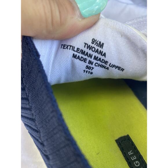 WOMEN'S TOMMY HILFIGER (TWOANA) RIBBED KNIT TEXTILE ATHLETIC SNEAKERS 9.5 - Picture 7 of 8